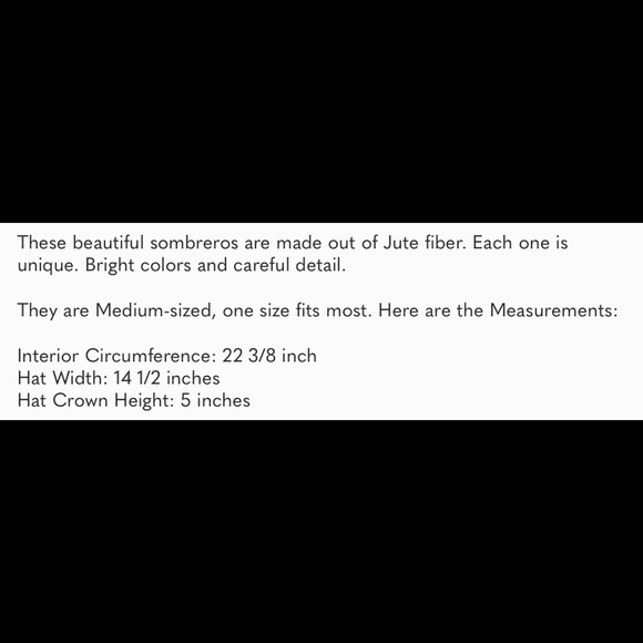 Hand painted Mexican hat - Picture 11 of 11